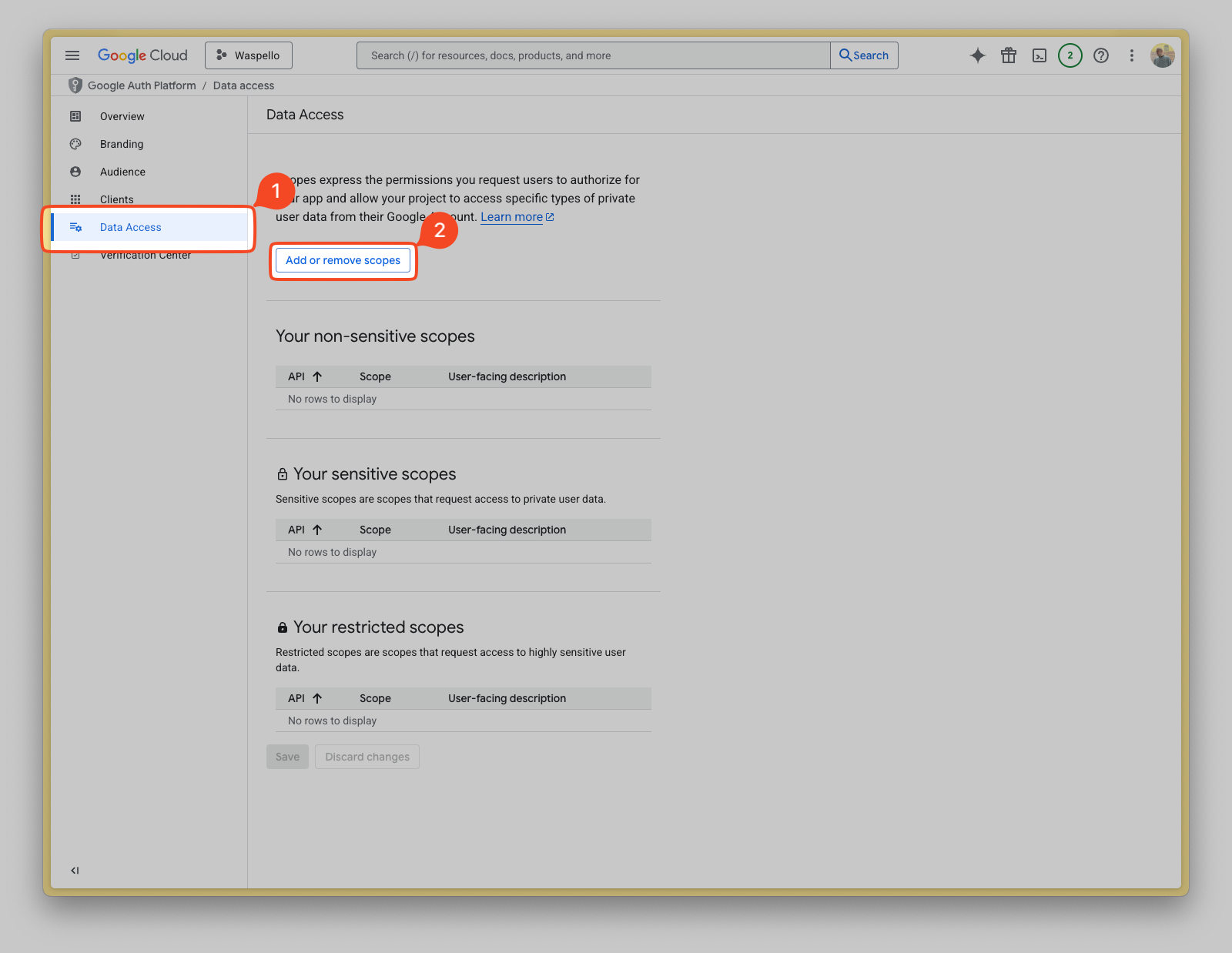 Google Console Screenshot 12